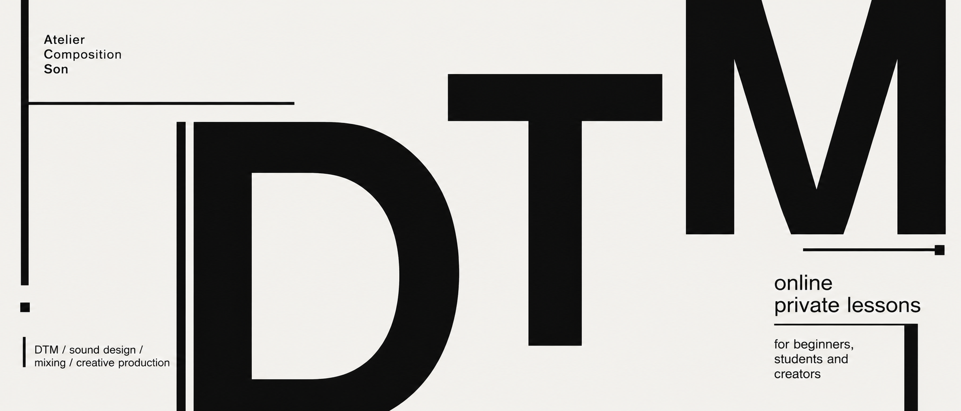 DTM / sound design / mixing / creative production